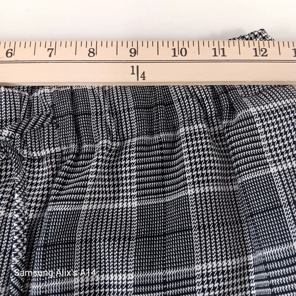 Nine West Womens Dress Pants Business Casual Plaid Elastic Waist Houndstoot XS - Picture 3 of 9